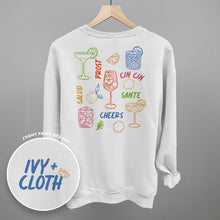 Load image into Gallery viewer, Cheers Cocktail Doodles (Back Print)