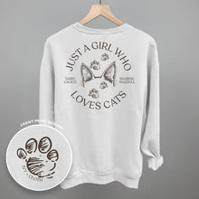 Load image into Gallery viewer, Just A Girl Who Loves Cats (Back Print)