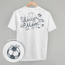 Load image into Gallery viewer, Soccer Mom (Script + Doodles) (Back Print)