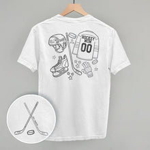 Load image into Gallery viewer, Hockey Mom Doodle (Back Print)