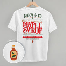 Load image into Gallery viewer, Buddy &amp; Co Maple Syrup (Back Print)