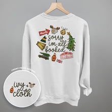 Load image into Gallery viewer, Sorry I'm All Booked Christmas Movies (Back Print)