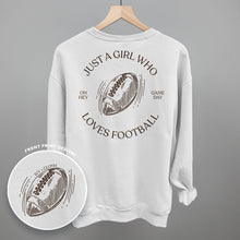 Load image into Gallery viewer, Just A Girl Who Loves Football (Back Print)