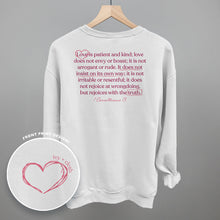 Load image into Gallery viewer, Love Is Patient And Kind (Back Print)