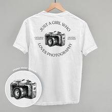 Load image into Gallery viewer, Just A Girl Who Loves Photography (Back Print)