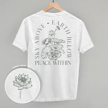 Load image into Gallery viewer, Sky Above Earth Below Peace Within (Back Print)