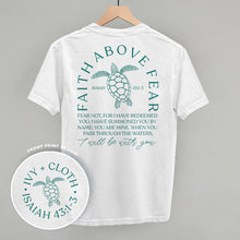 Load image into Gallery viewer, Faith Above Fear Turtle (Back Print)