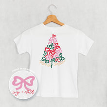 Load image into Gallery viewer, Merry Christmas Bow Tree (Kids Back Print)