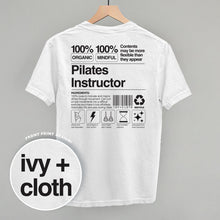 Load image into Gallery viewer, Pilates Instructor Nutrition Facts (Back Print)