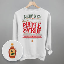 Load image into Gallery viewer, Buddy &amp; Co Maple Syrup (Back Print)