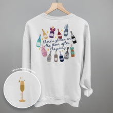 Load image into Gallery viewer, Glitter Champagne Bottles Doodle (Back Print)