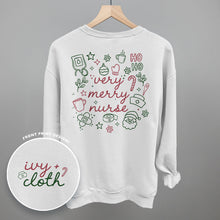 Load image into Gallery viewer, Very Merry Nurse Doodles (Back Print)
