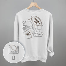 Load image into Gallery viewer, Football Mom Doodle (Back Print)