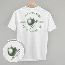 Load image into Gallery viewer, Just A Girl Who Loves Counseling (Back Print)