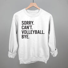 Load image into Gallery viewer, Sorry Can't Volleyball Bye