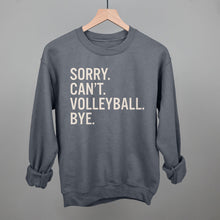 Load image into Gallery viewer, Sorry Can't Volleyball Bye