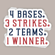 Load image into Gallery viewer, 4,3,2,1 Baseball Decal