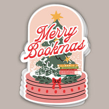 Load image into Gallery viewer, Merry Bookmas Snowglobe (Decal)
