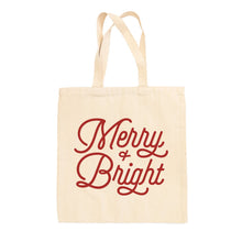 Load image into Gallery viewer, Merry And Bright Tote Bag
