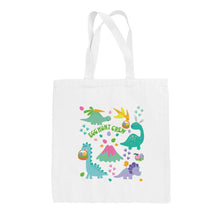 Load image into Gallery viewer, Egg Hunt Crew Dinos Tote Bag