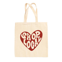 Load image into Gallery viewer, Shop Local Red Heart Tote Bag