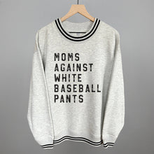Load image into Gallery viewer, Moms Against White Baseball Pants