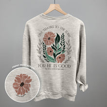 Load image into Gallery viewer, Give Thanks To The Lord Floral (Back Print)