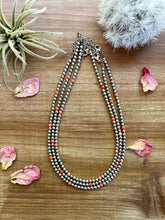 Load image into Gallery viewer, 4mm Choker Silver Plated &amp; A Little Bit Of Orange