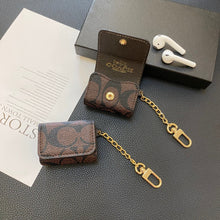 Load image into Gallery viewer, Luxury Coach AirPods Cases Dark brown-YH240425