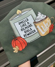 Load image into Gallery viewer, Smells like a GG rewatch tee &amp; sweatshirt