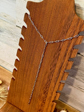 Load image into Gallery viewer, Paperclip Chain Lariat Necklace