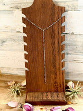 Load image into Gallery viewer, Paperclip Chain Lariat Necklace