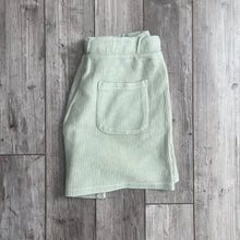 Load image into Gallery viewer, Sage Corded Shorts