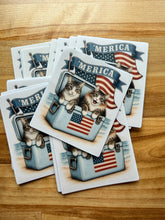 Load image into Gallery viewer, Limited Edition Bob &amp; Keek Patriotic Cat Sticker