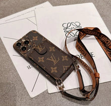 Load image into Gallery viewer, Luxury LV Series: Multi-Function iPhone Wallet Case