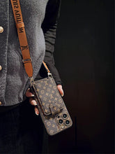 Load image into Gallery viewer, Luxury LV Series: Multi-Function iPhone Wallet Case