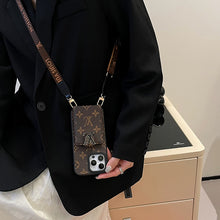 Load image into Gallery viewer, Lou Card Bag Chain iPhone Case