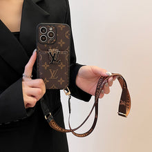 Load image into Gallery viewer, Lou Card Bag Chain iPhone Case