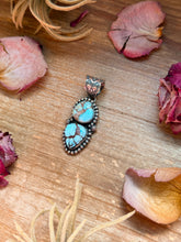 Load image into Gallery viewer, Golden Hills Turquoise Sterling Silver Pendant