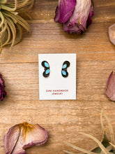 Load image into Gallery viewer, Sterling Silver White Opal Stud Earrings