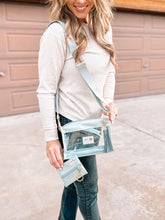 Load image into Gallery viewer, Clear Fan Girl Bag with Micro Card Holder
