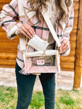 Load image into Gallery viewer, Clear Fan Girl Bag with Micro Card Holder