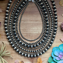 Load image into Gallery viewer, NEW! Build your own Sterling Silver Pearls Necklace 3-4-5-6-8-10-12-14 mm