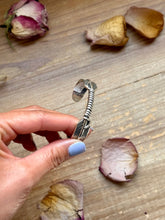 Load image into Gallery viewer, Sterling Silver Hudson Feather Cuff – Fits 5.5” Wrist – Handmade by Artist Jason Ogg