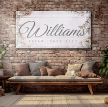 Load image into Gallery viewer, Family Name Sign
