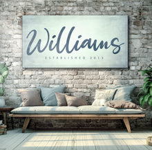 Load image into Gallery viewer, Family Name Sign V