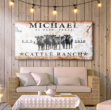 Load image into Gallery viewer, Cattle Ranch Sign IV (Free Shipping)