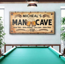 Load image into Gallery viewer, Man Cave Sign IV