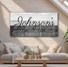 Load image into Gallery viewer, Family Grateful Sign