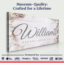 Load image into Gallery viewer, Family Name Sign